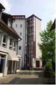 Heutige «Turm»-Synagoge mit Gemeindezentrum, Schulräumen usw.